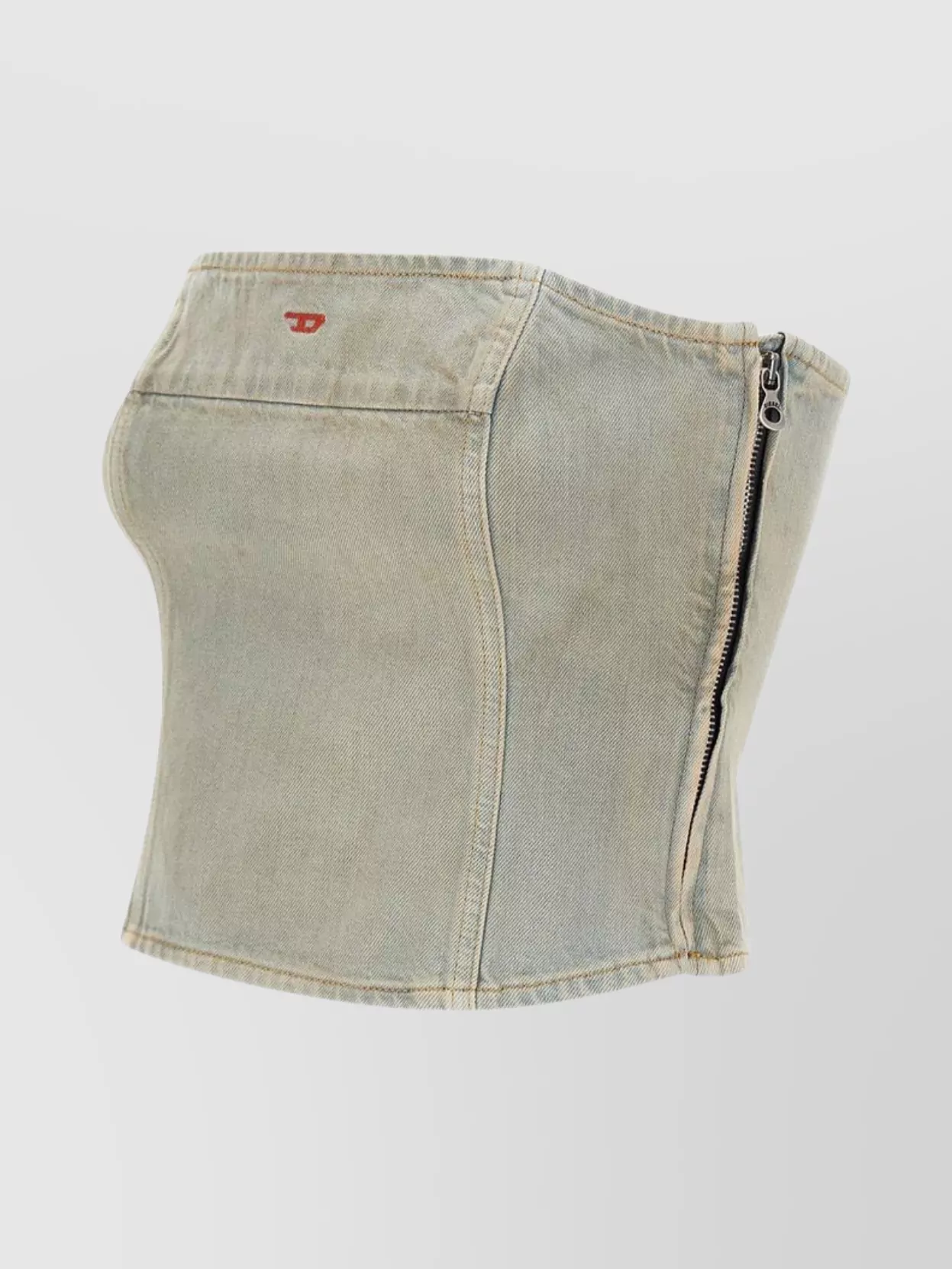 Diesel "Urban" Strapless Denim Top