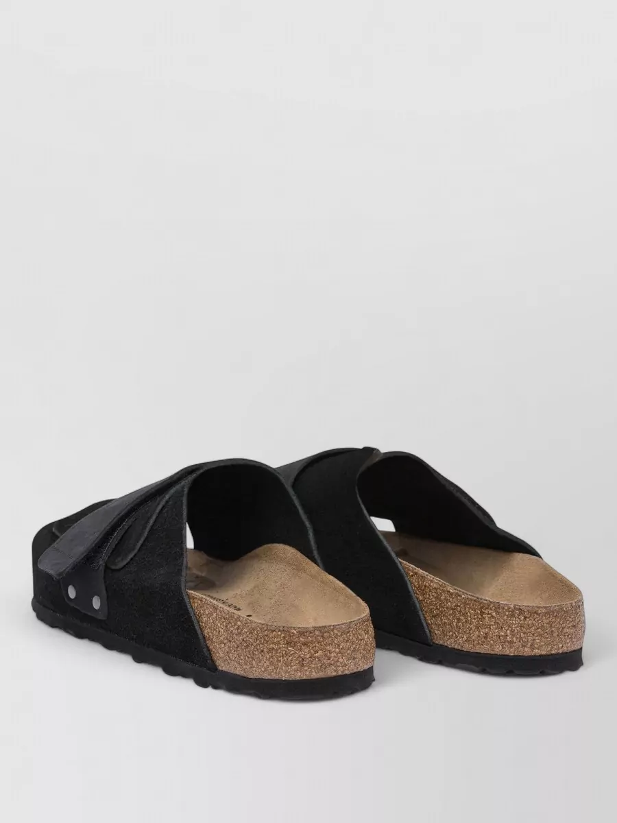 Birkenstock Suede Leather Kyoto Slides