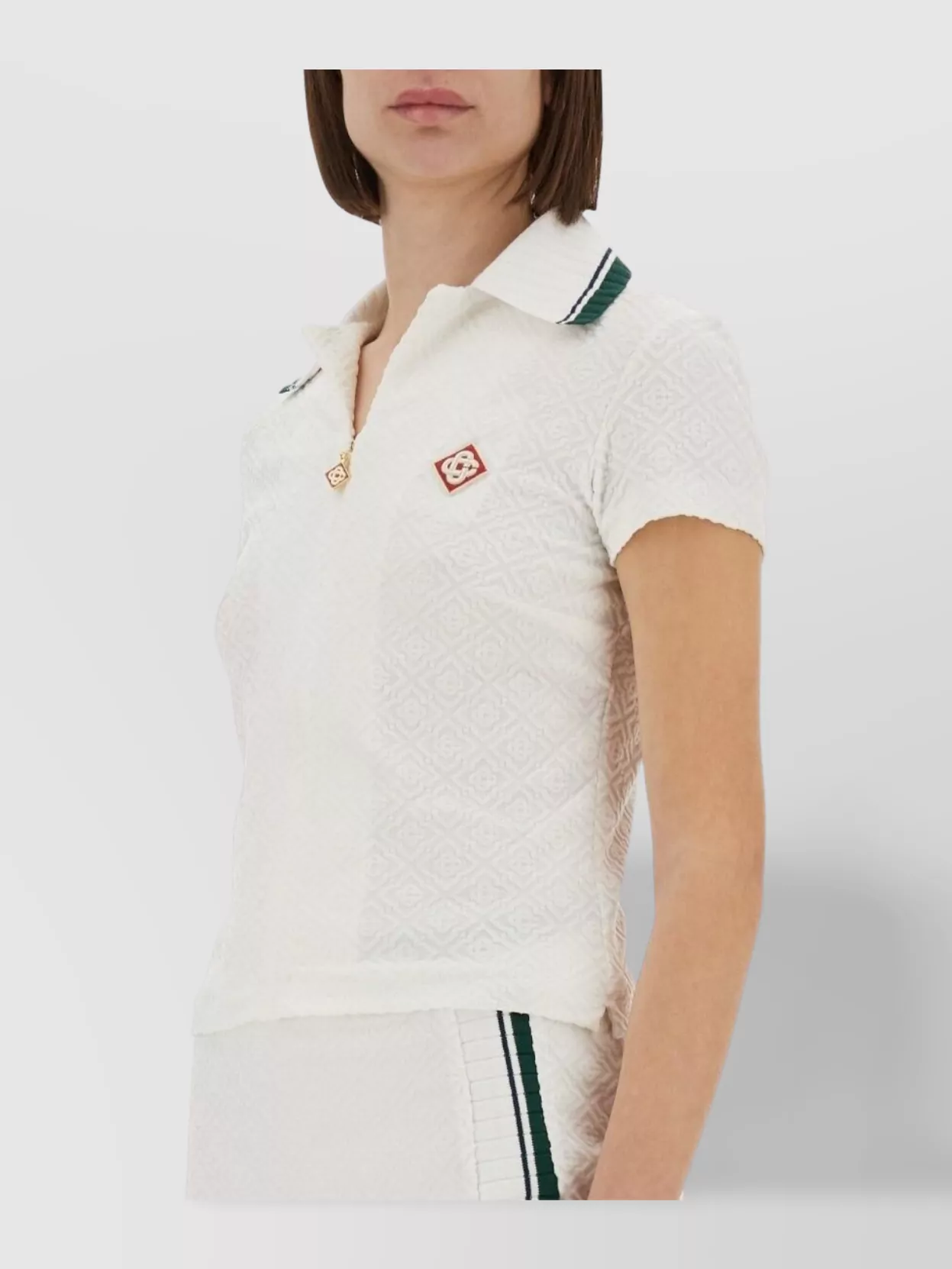 Casablanca Women Ribbed Collar Shirt