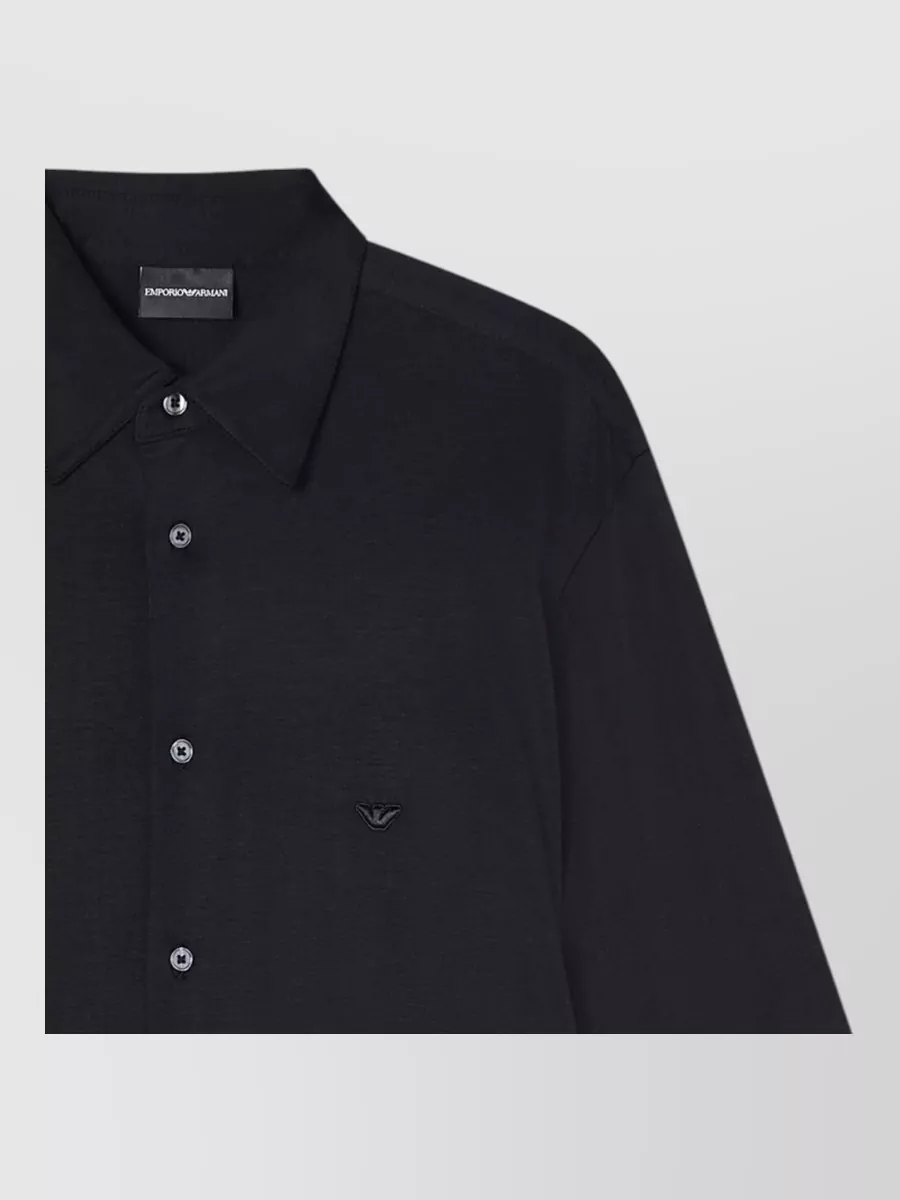 Emporio Armani slim-fit long-sleeve shirt
