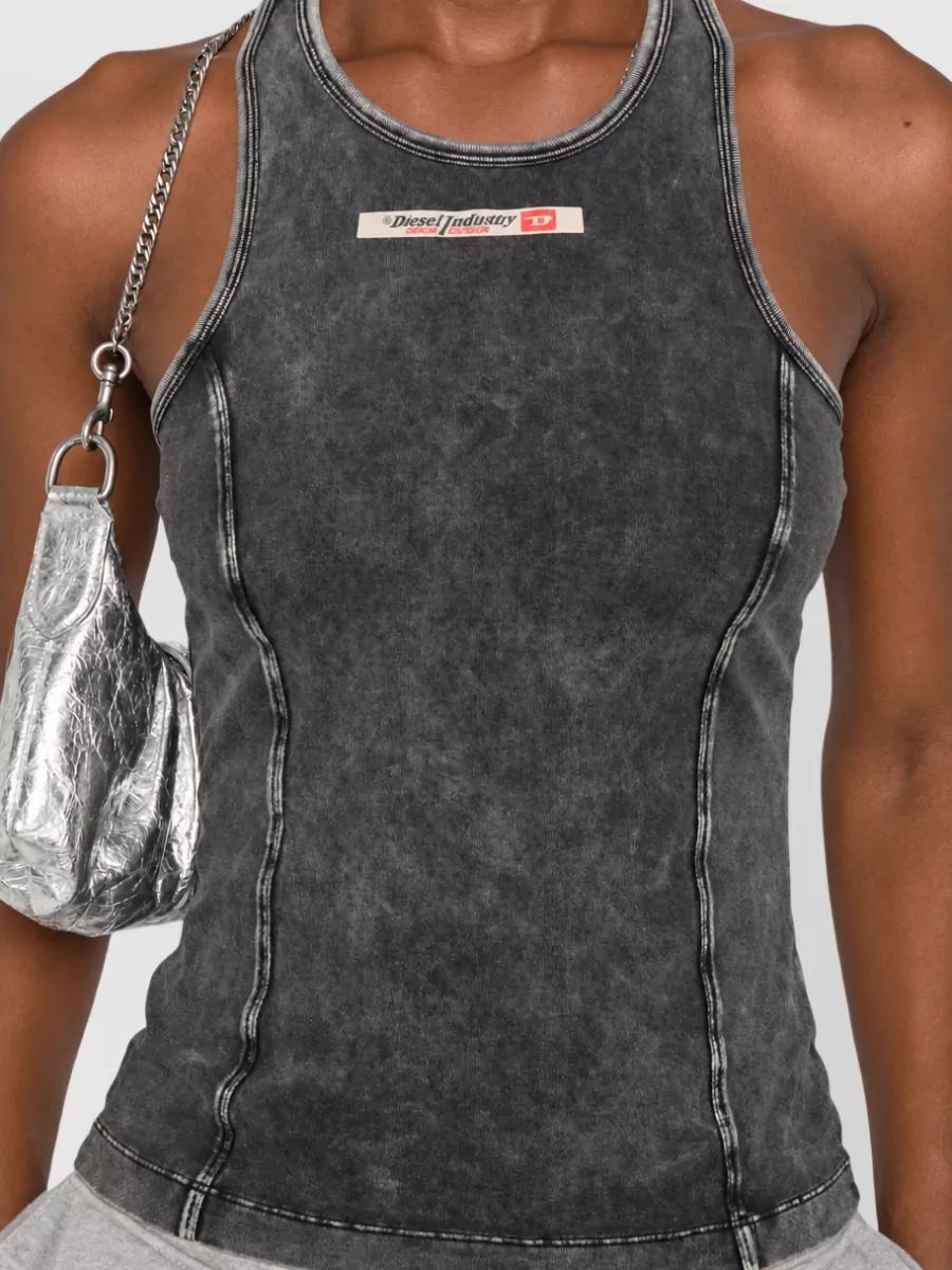 Diesel Sleeveless Crew Neck Tank Top