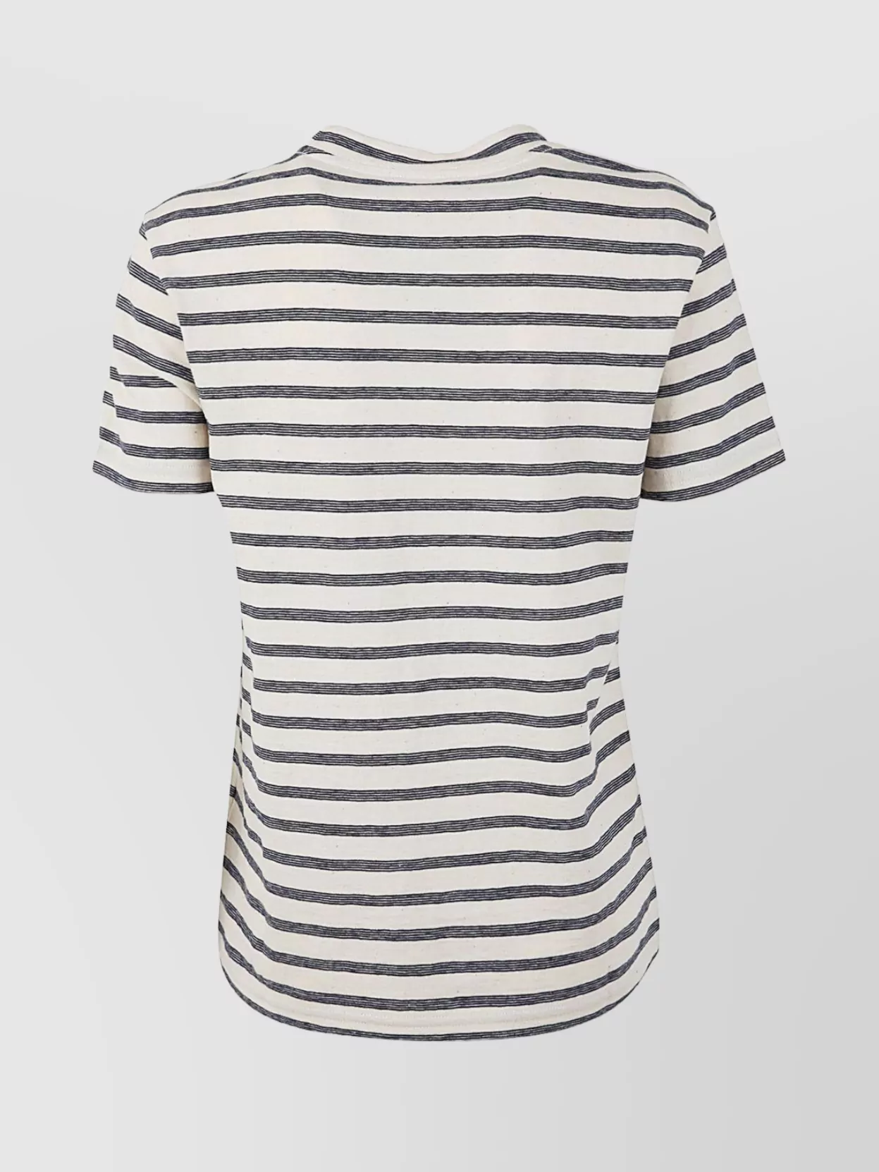 Lanvin Striped Crew Neck T-shirt With Short Sleeves In Multi