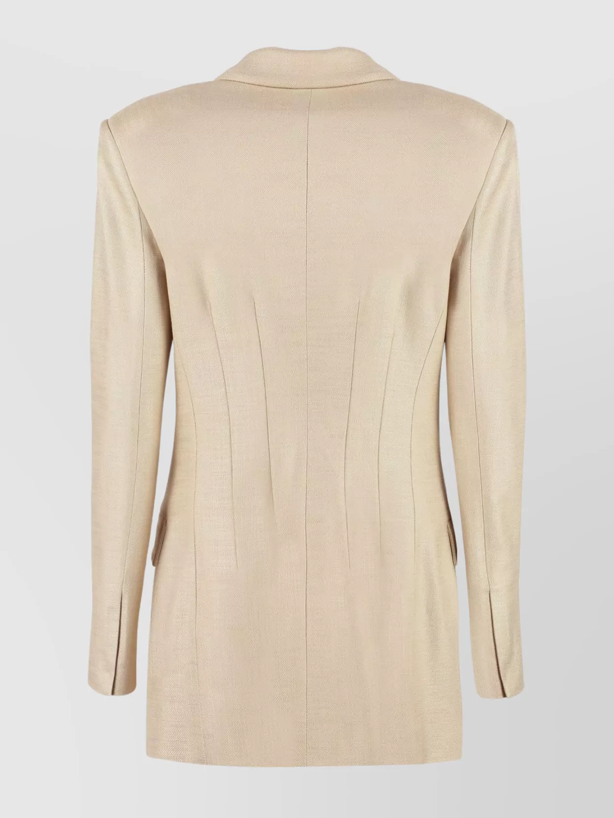 Genny Tailored Blazer With Peak Lapel Collar