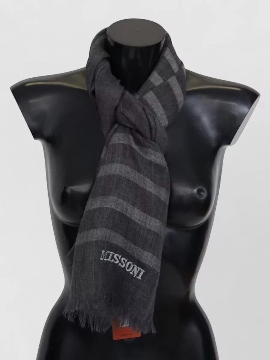 Missoni Striped Wool Scarf