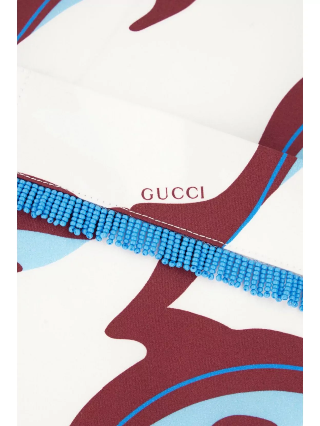 Gucci Graphic Print Poplin Shirt With Chest Pocket