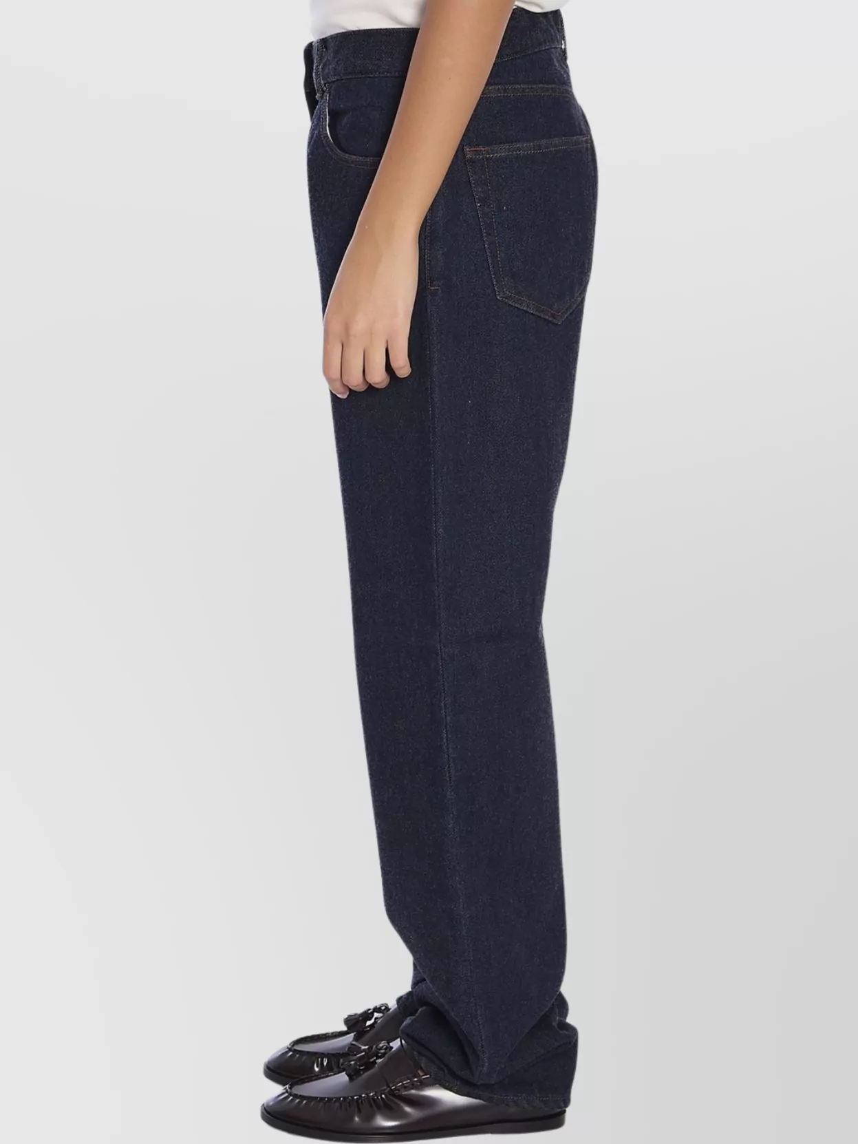The Row Belt Loops Straight-Leg Denim Trousers