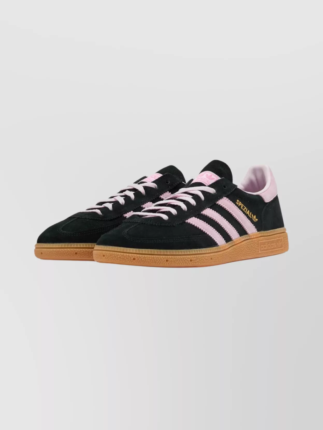 Adidas Suede Low-Top Sneaker With Round Toe And Stripes