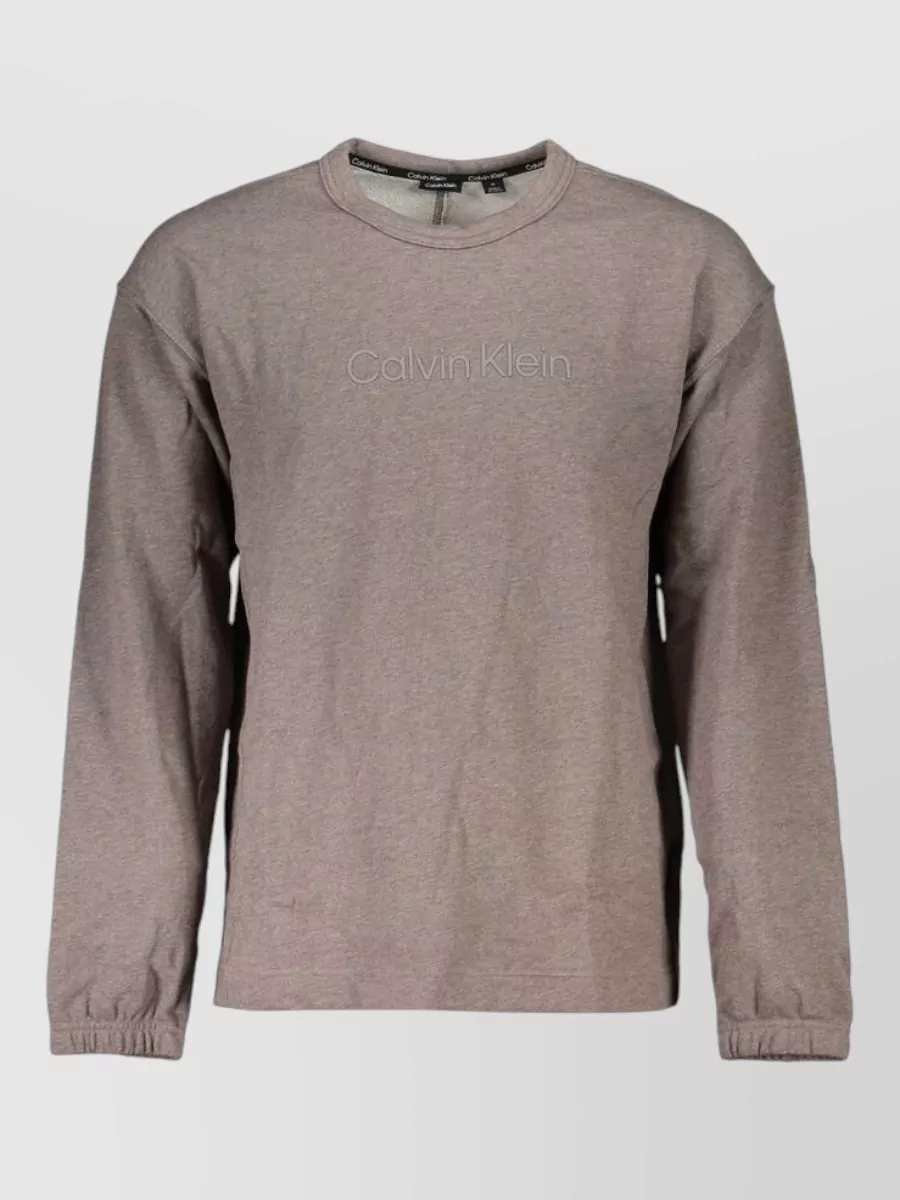 Calvin Klein brushed logo sweatshirt