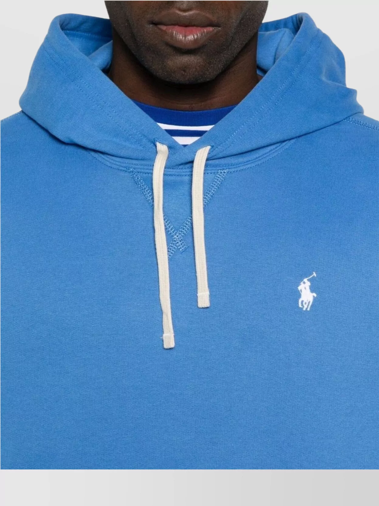Ralph Lauren Cotton Blend Logo Hoodie With Kangaroo Pocket