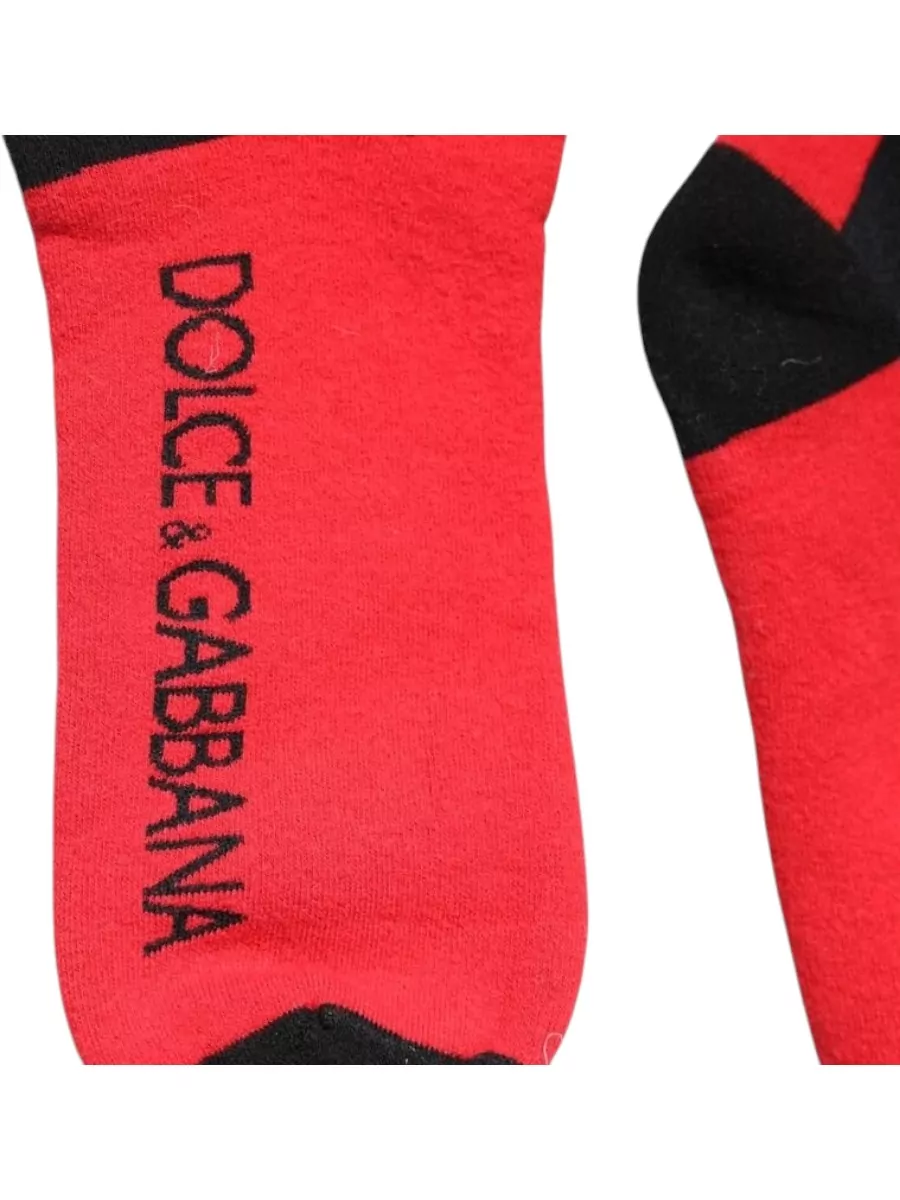 Dolce&Gabbana Striped Knee-High Socks