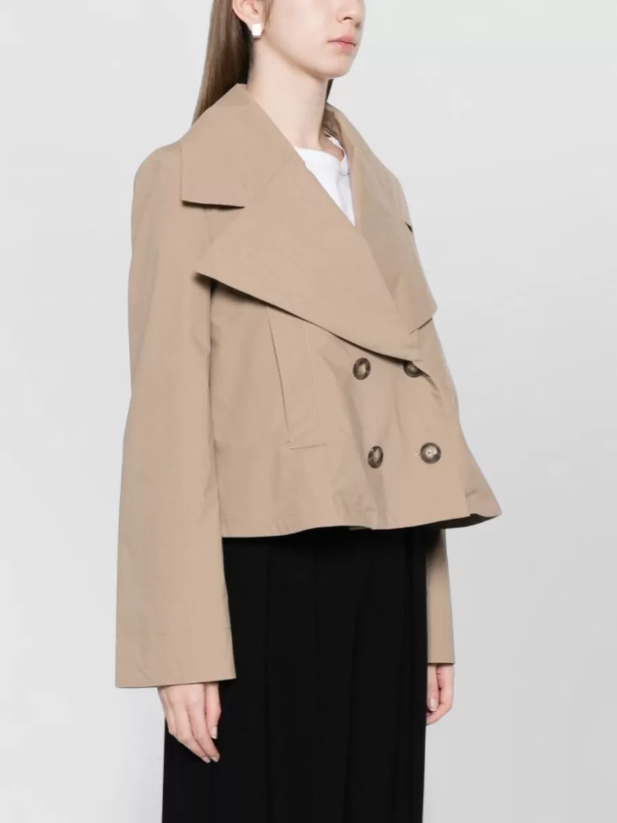 Emporio Armani Double-Breasted Cropped Jacket