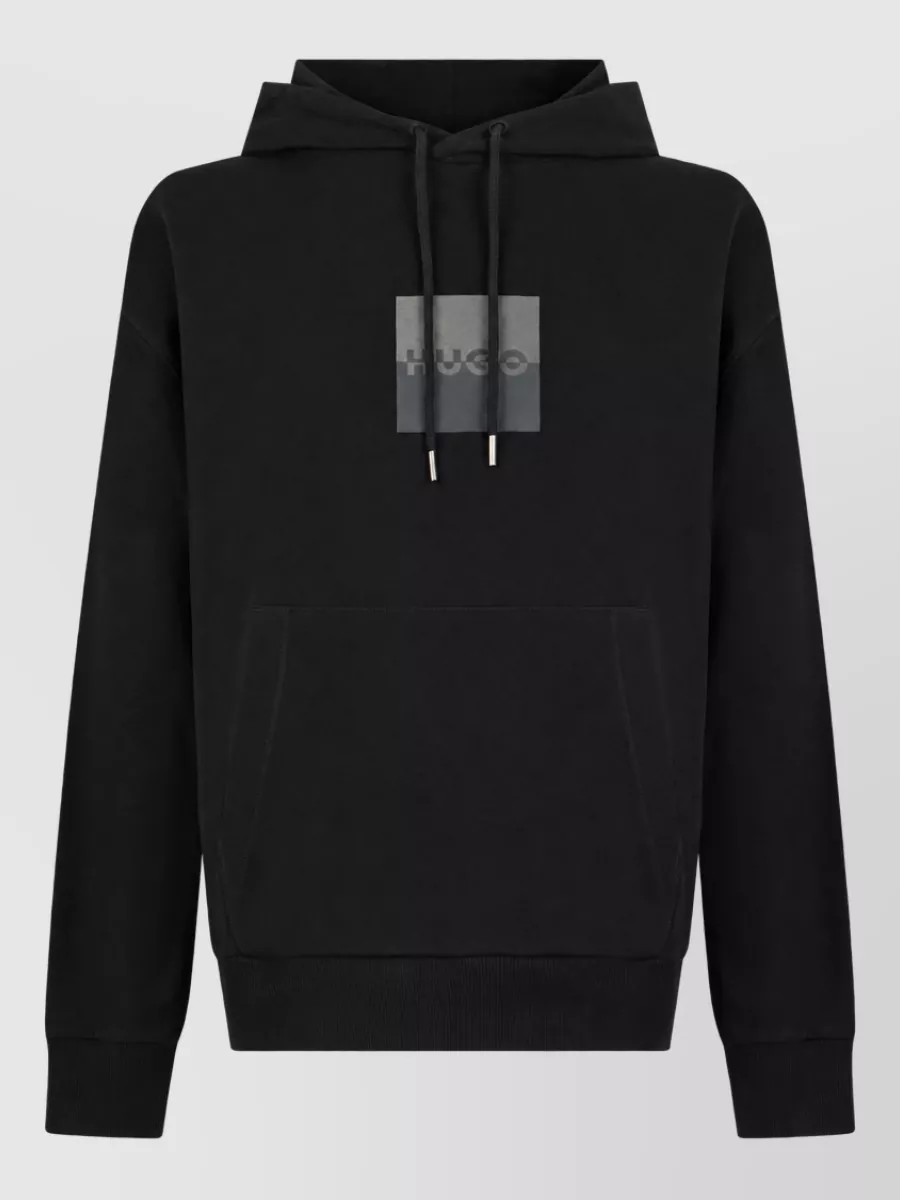 Boss logo-print hoodie
