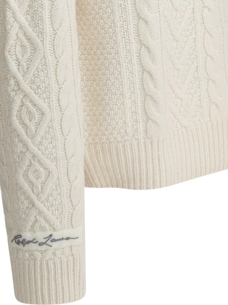 Polo Ralph Lauren New York Yankees Wool And Alpaca Sweater