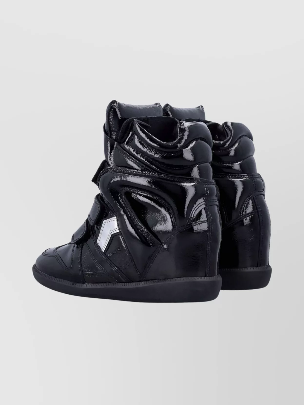 Isabel Marant High-top Sneakers Glossy Finish In Black