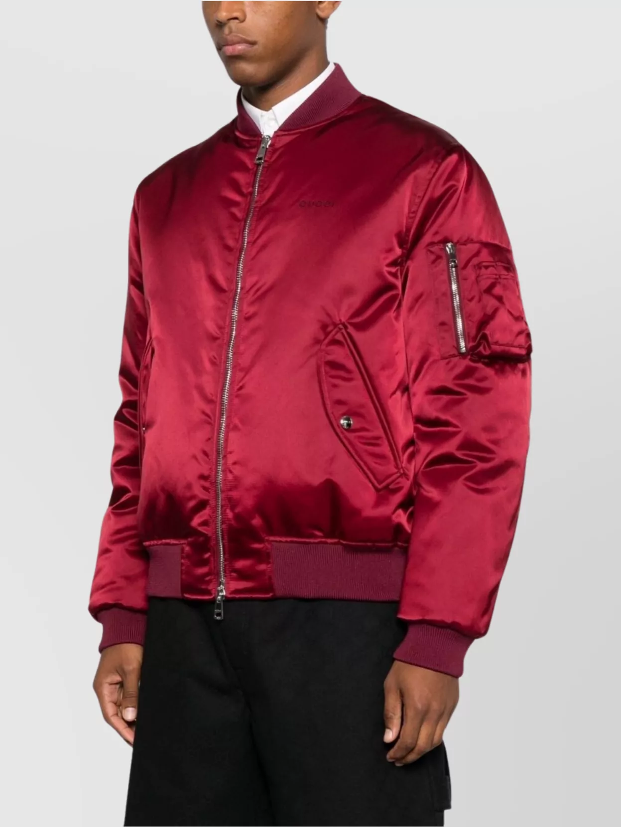 Gucci Short Jackets Baseball Collar