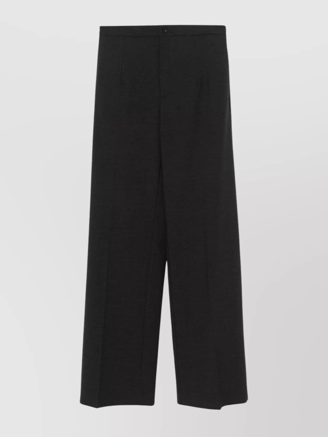 Loulou Studio High Waist Wide-Leg Trousers With Belt Loops