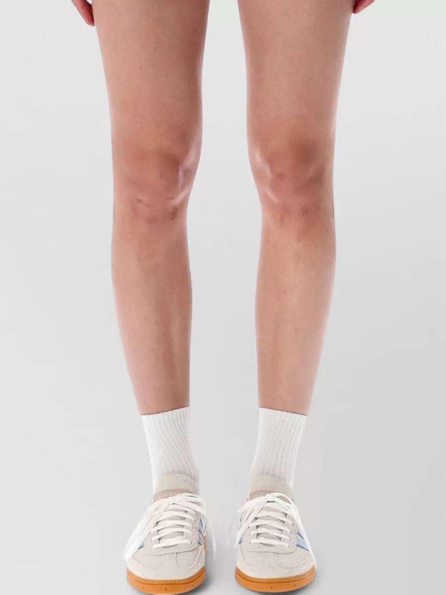 Sporty & Rich striped cotton poplin shorts