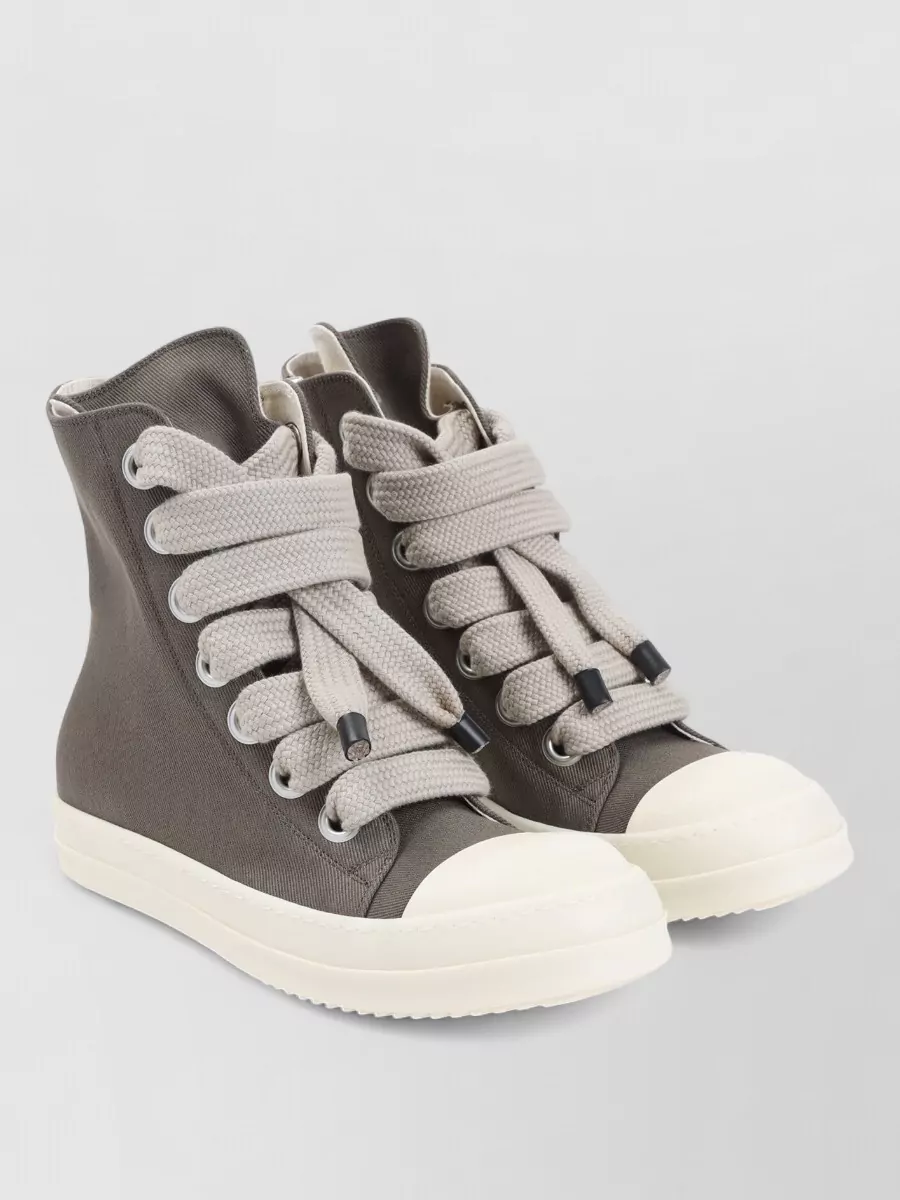 Rick Owens Drkshdw Denim High-Top Sneakers