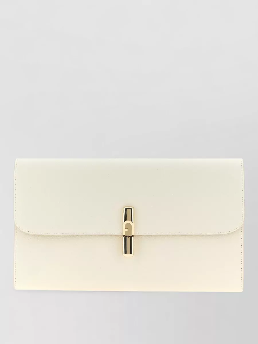 Furla Iride Leather Clutch Bag