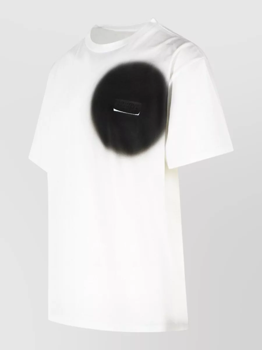 Mm6 Maison Margiela Cotton Spray Print T-Shirt