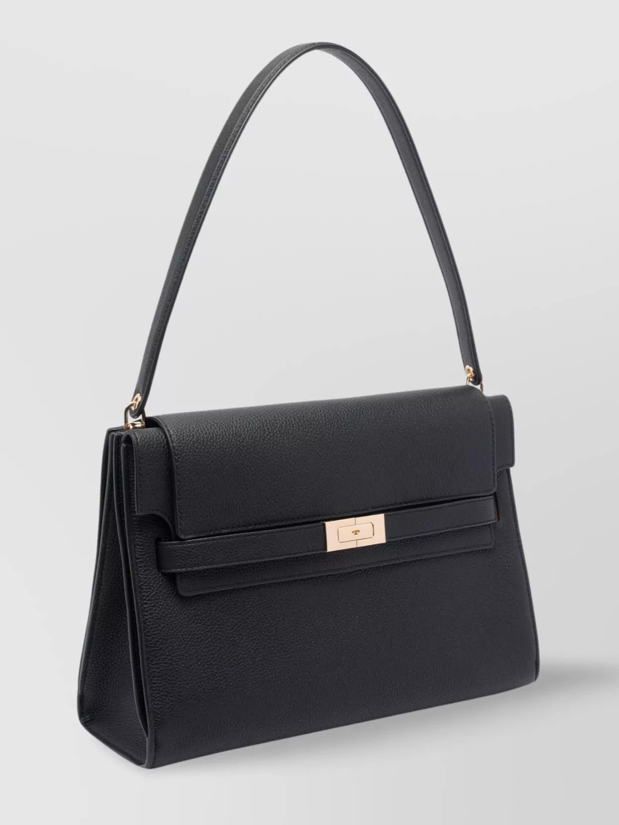 Tory Burch Leather Rectangular Top Handle Shoulder Bag