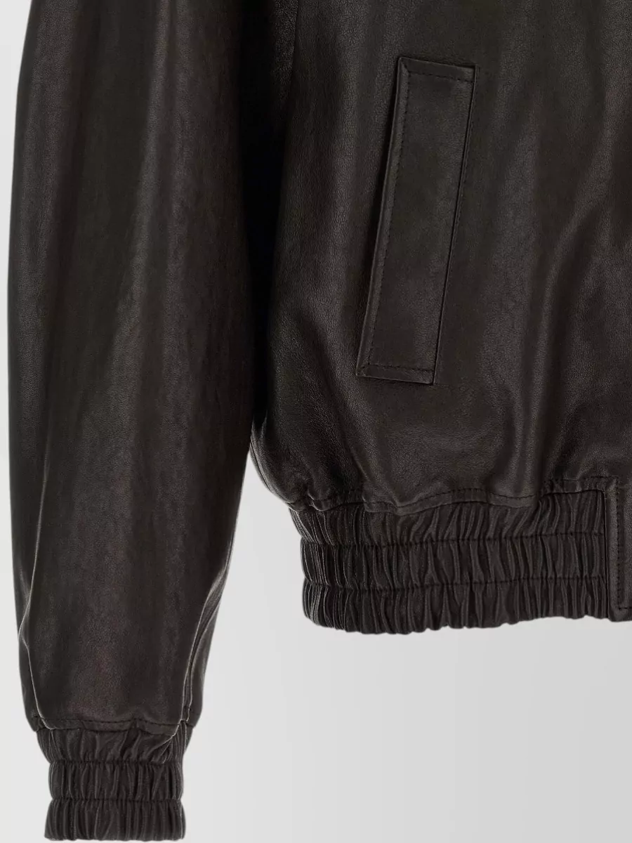 Valentino Garavani Leather Regular-Fit Jacket