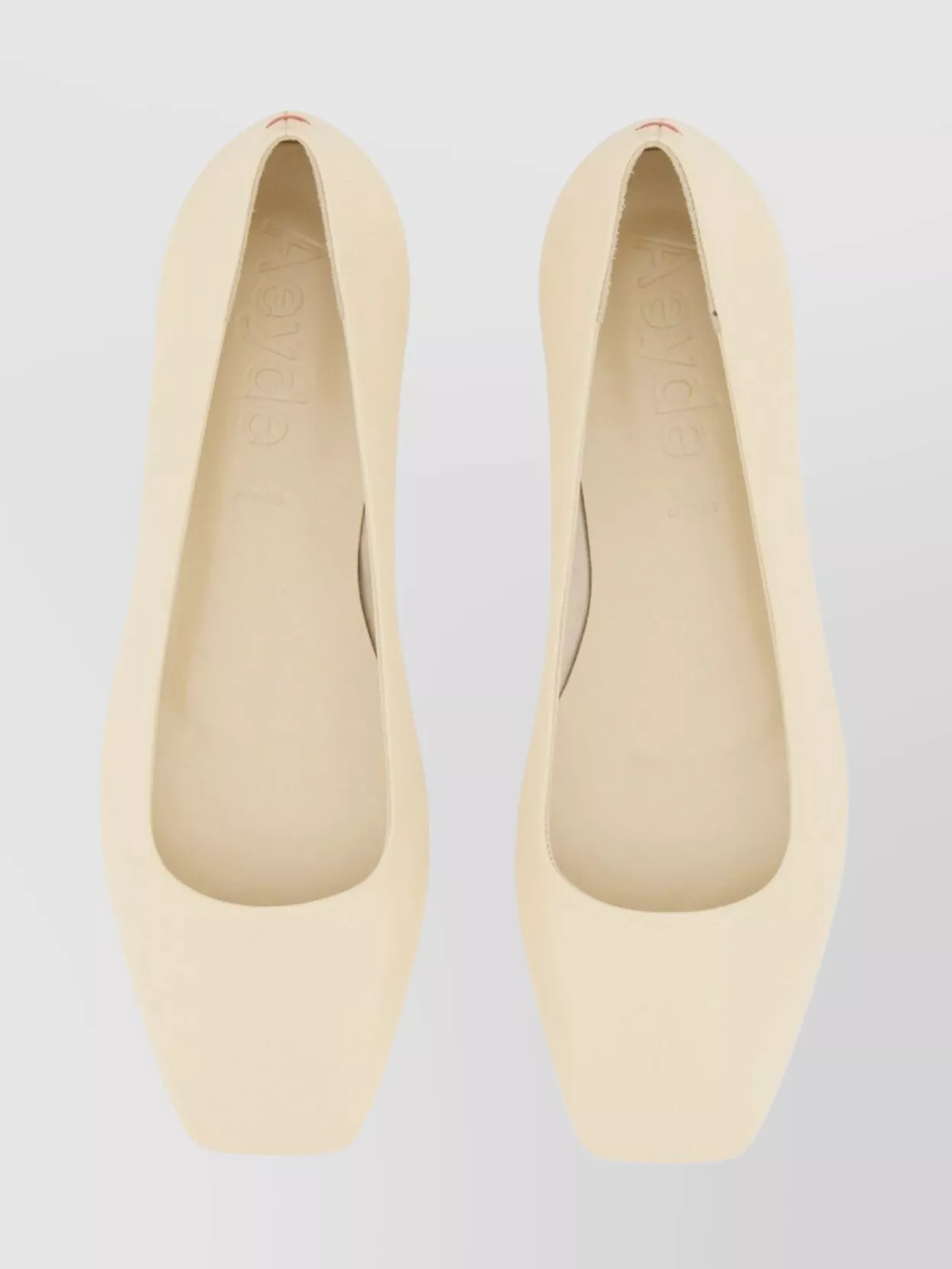 AEYDE SQUARE TOE FLAT SOLE BALLERINA SHOES