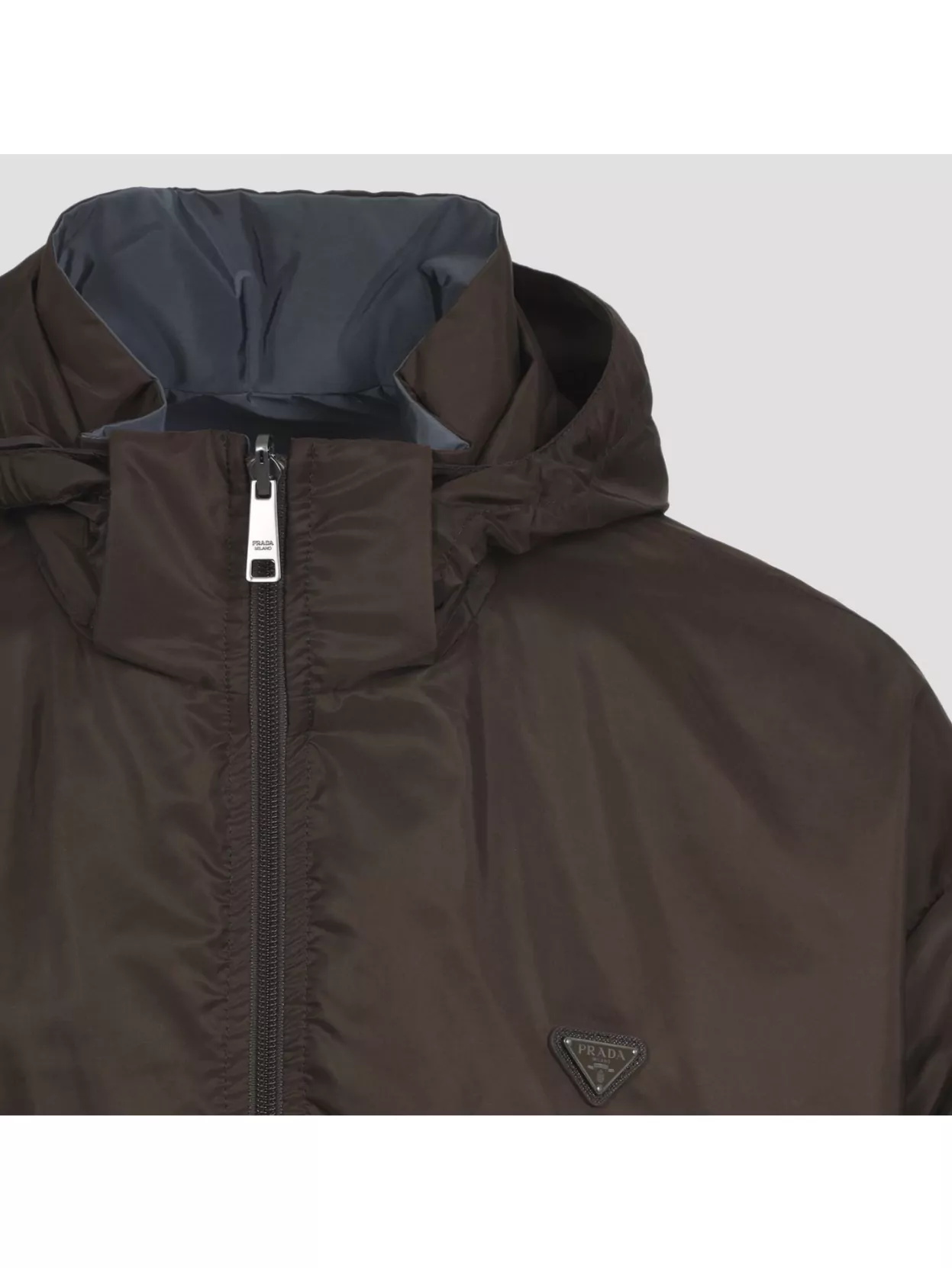 Prada Reversible Jacket Stand-Up Collar