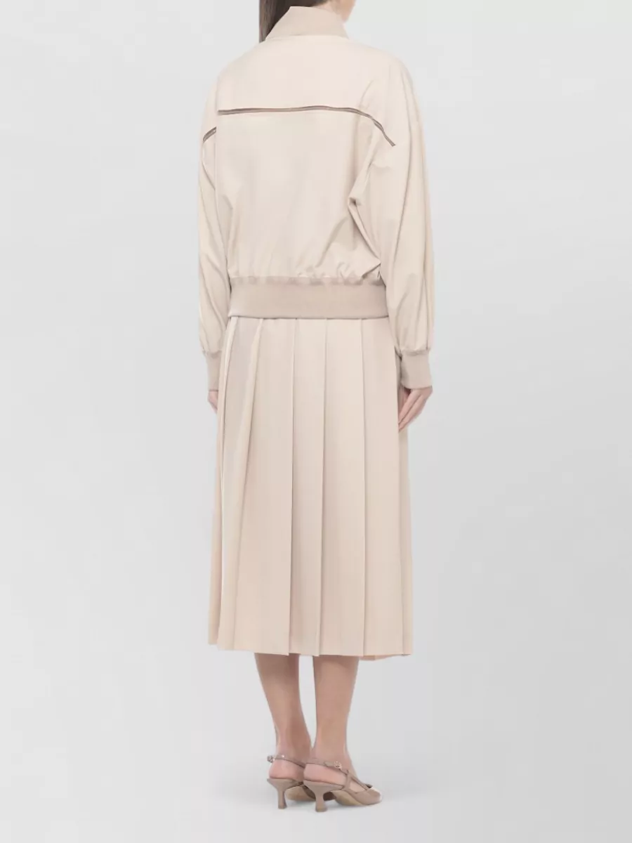 Fabiana Filippi Ribbed Bomber Jacket