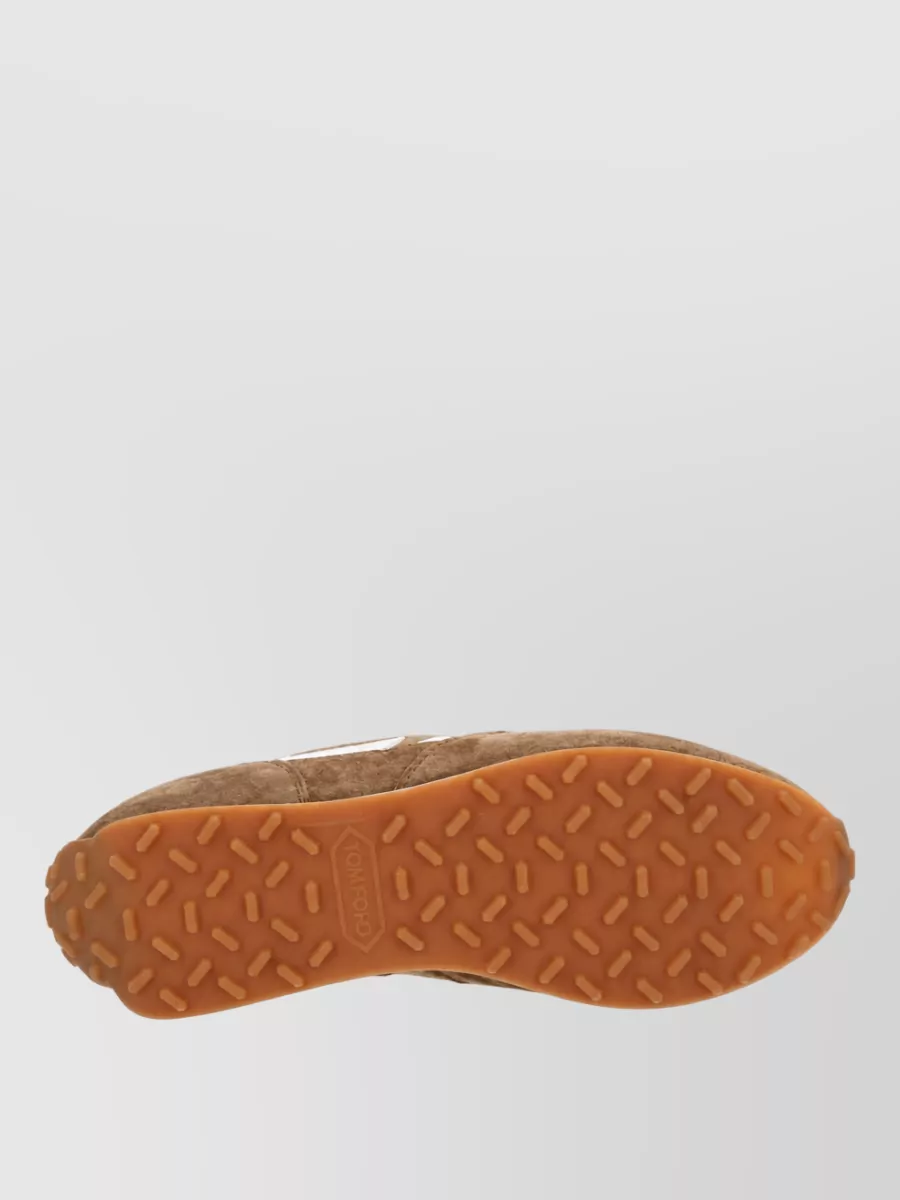 Tom Ford Leather Low-Top Sneakers