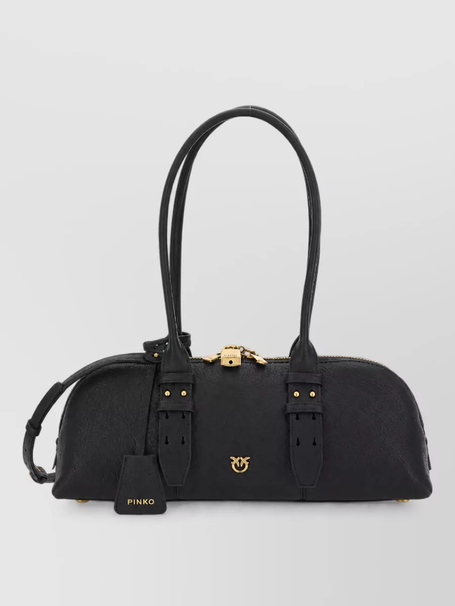Pinko leather clutch bag