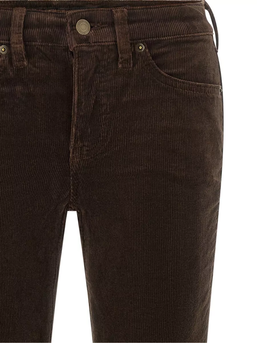 Lauren Ralph Lauren Corduroy Straight-Leg Pants