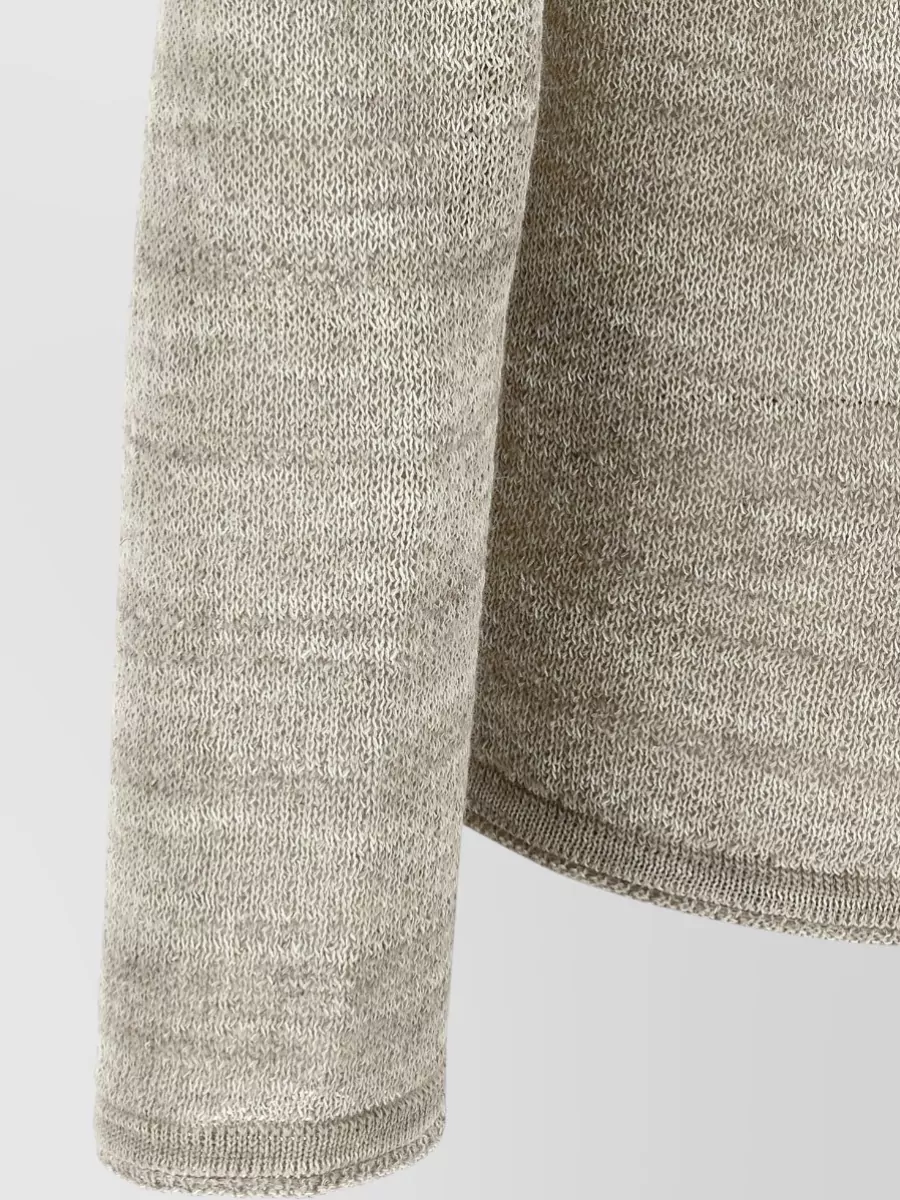 Roberto Collina Mouliné Knit Crew Neck Sweater