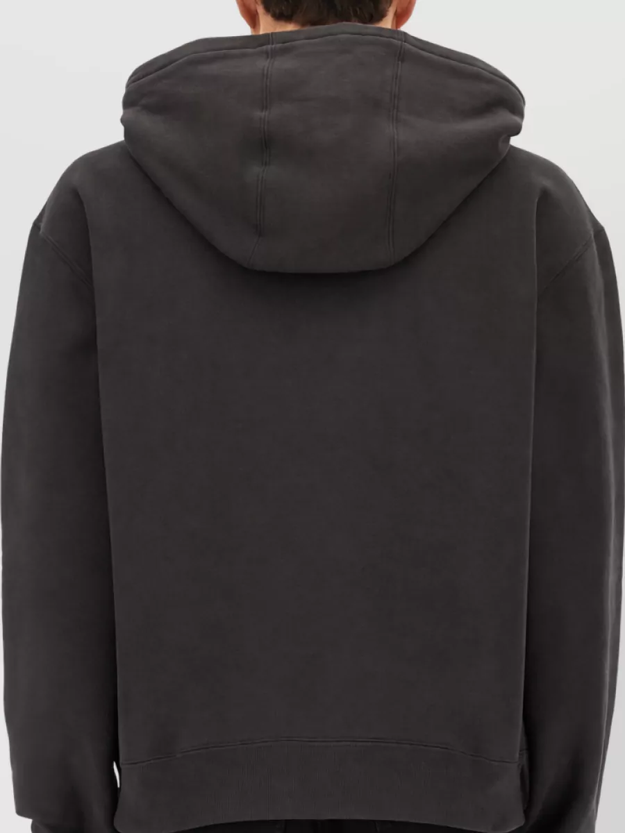 Saint Laurent Hooded Logo Sweatshirt Relaxed Fit