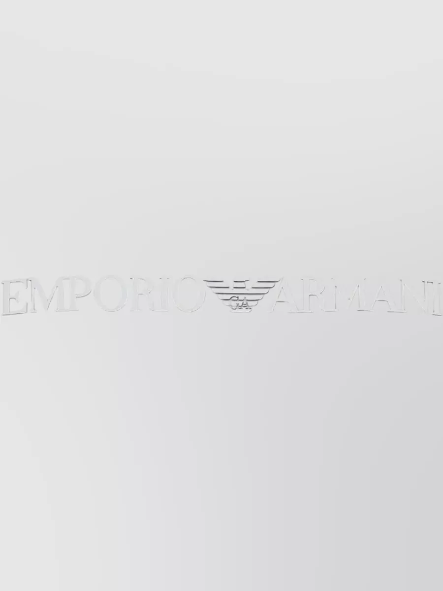 Emporio Armani Logo Cotton Crew Neck Short Sleeve T-Shirt