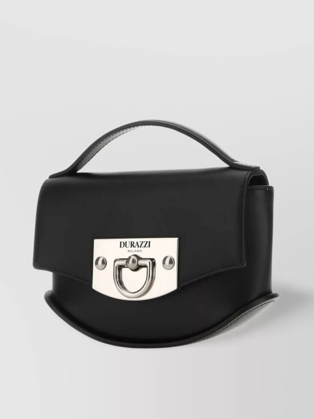 Durazzi Mini Swing Handbag Curved Base In Black