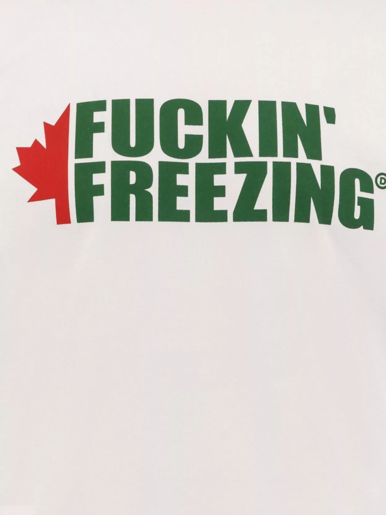 Dsquared2 White Crewneck T-shirt With Print On The Front And Logo Lettering On The Rear In Cotton Man