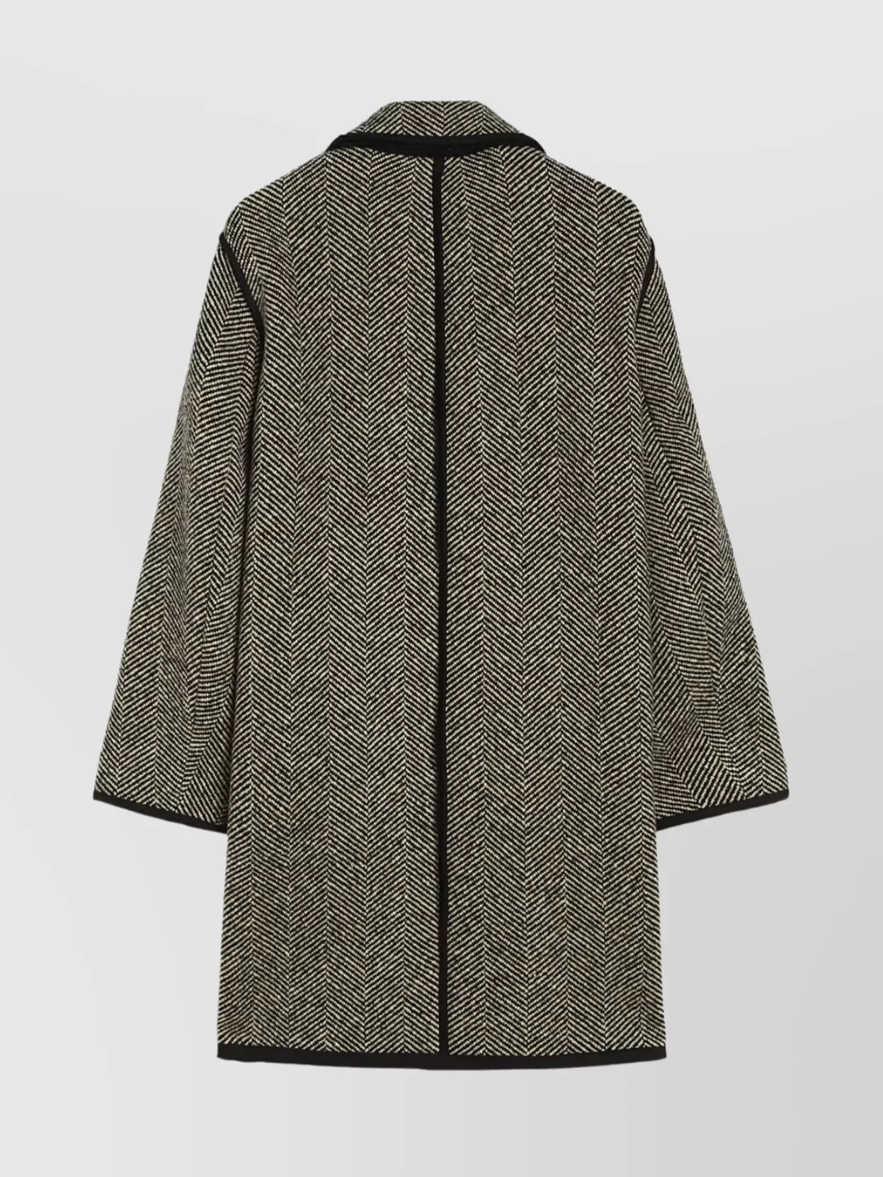 Jil Sander Herringbone Pattern Mid-Length Coat