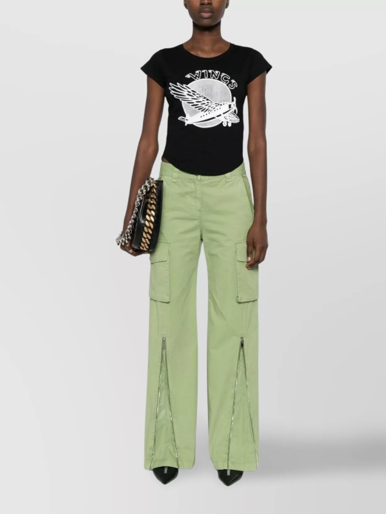 Stella Mccartney Graphic Print Cotton T-Shirt