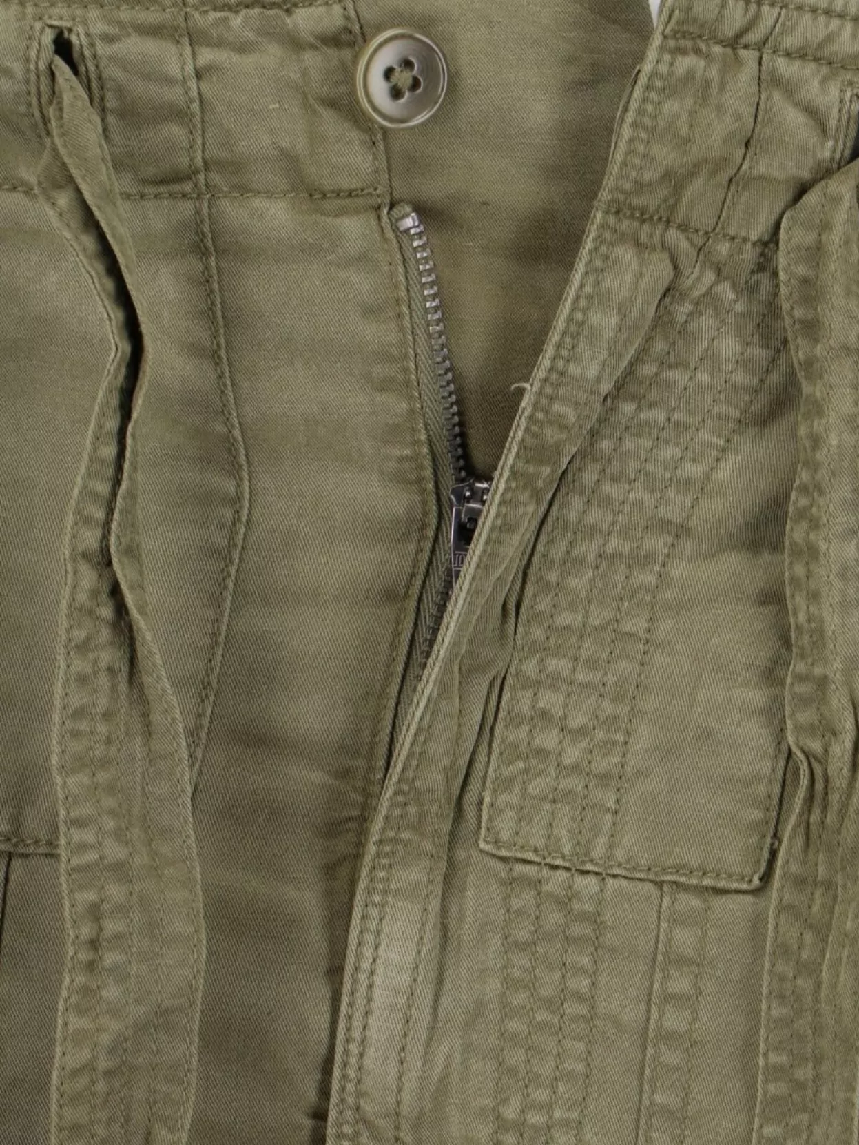 Shop Polo Ralph Lauren Straight Trousers With Adjustable Hem And Pockets In Green