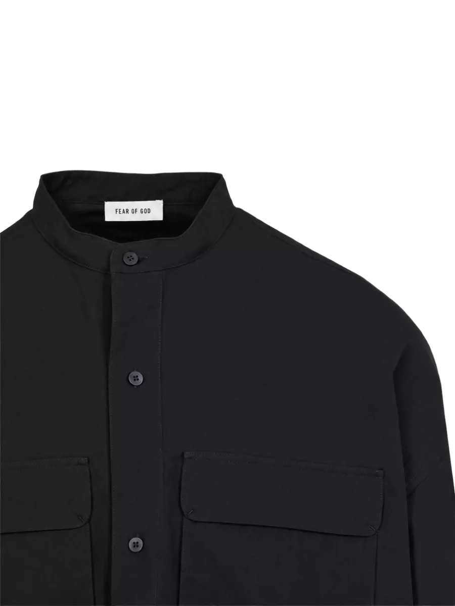 Fear Of God Stand Collar Relaxed-Fit Shirt Jacket