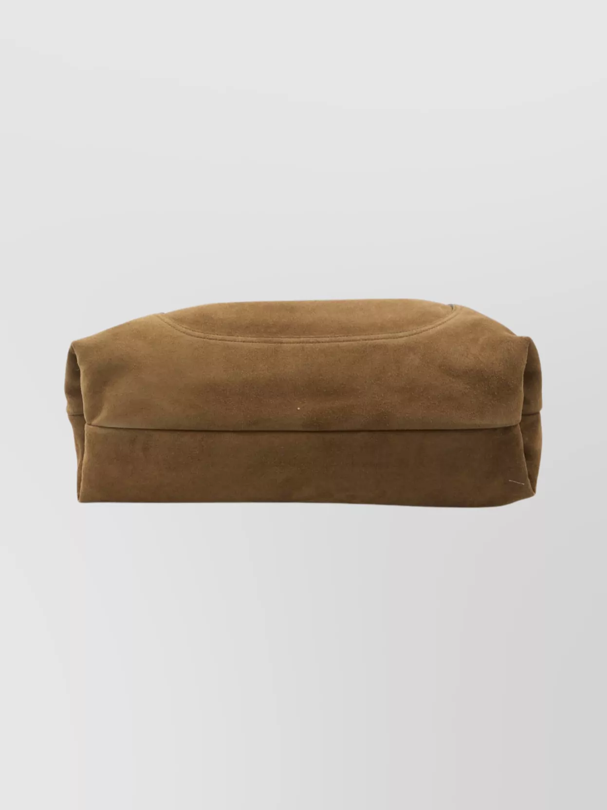 Gucci Large Suede Shoulder Bag In Brown