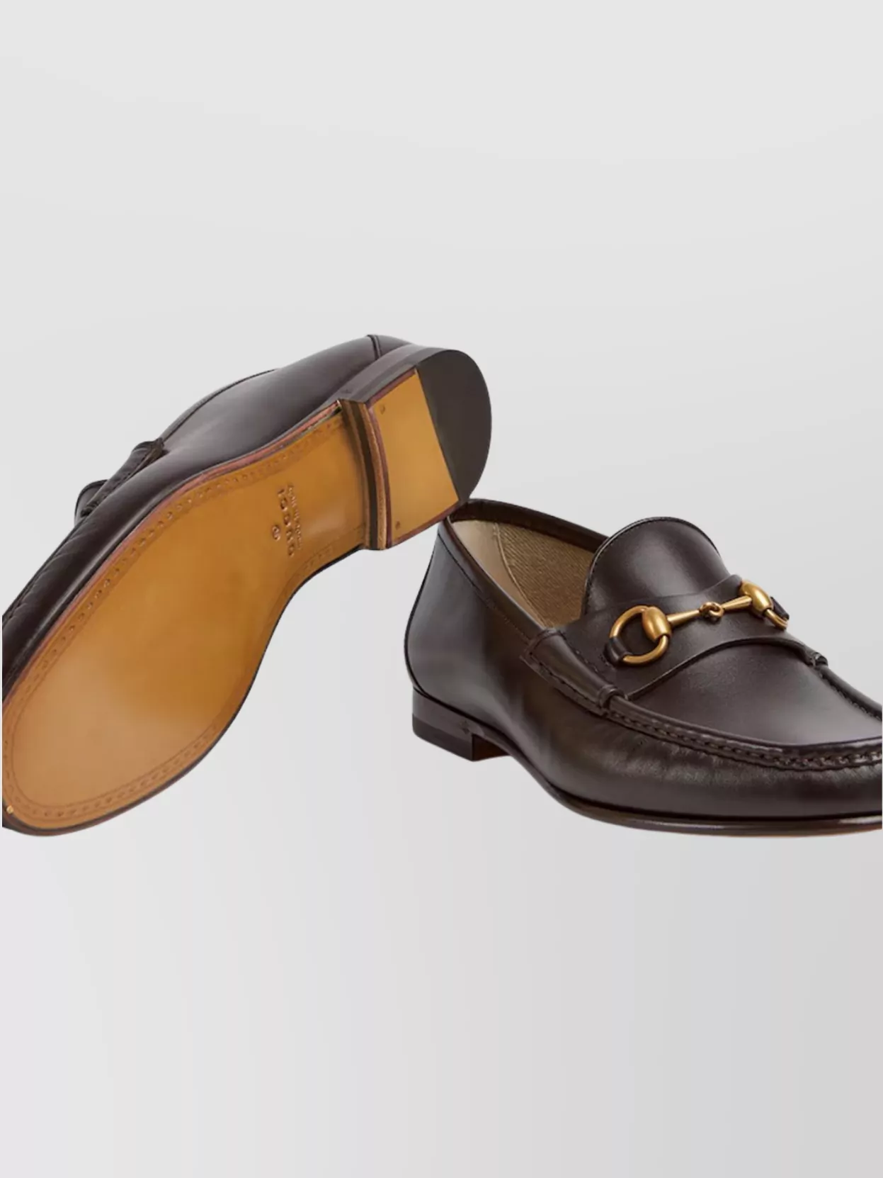 Gucci 1953 Horsebit Leather Loafer Clamp Detail
