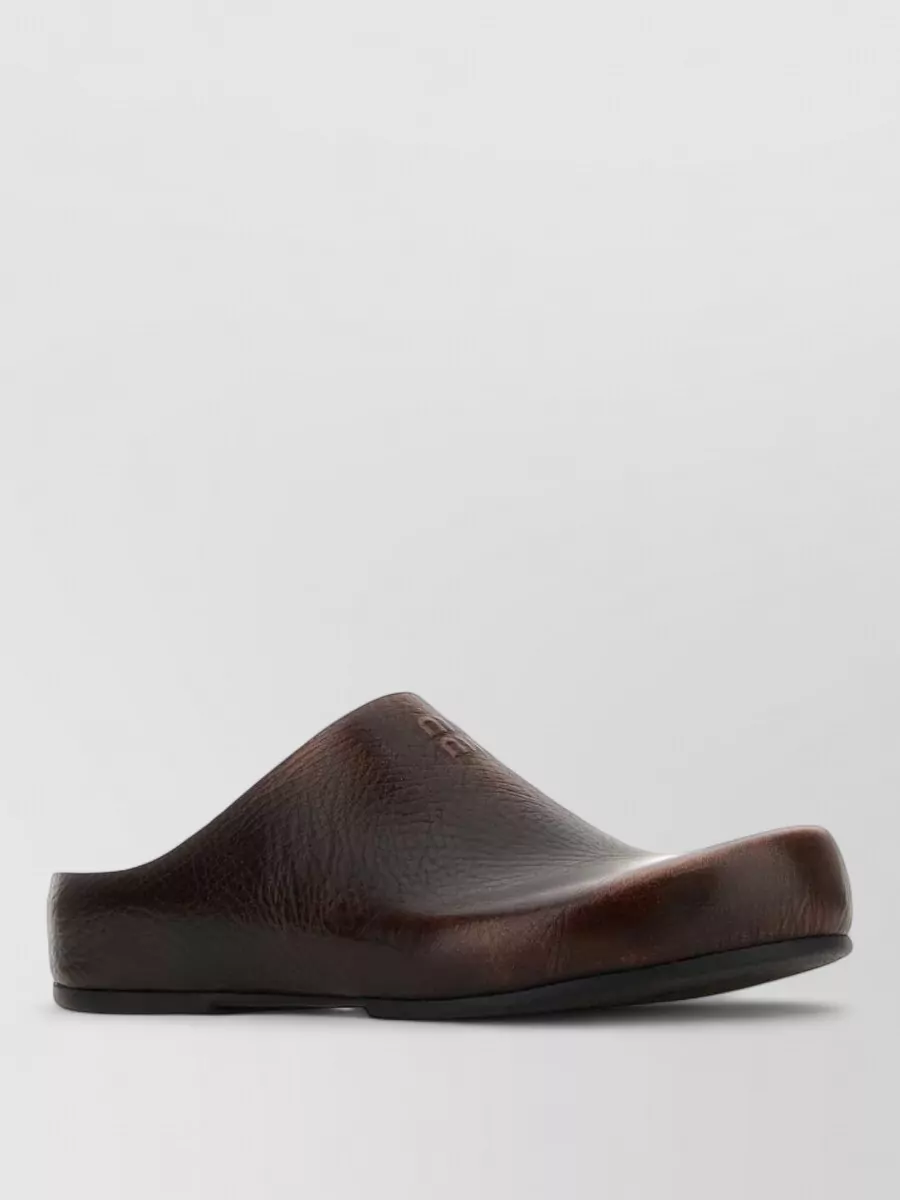 Miu Miu leather slippers