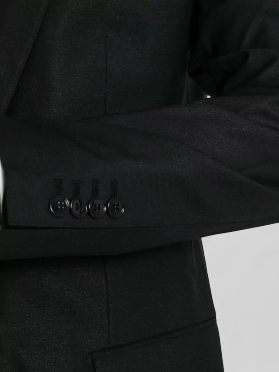 Dolce&Gabbana Silk Virgin Wool Single-Breasted Blazer