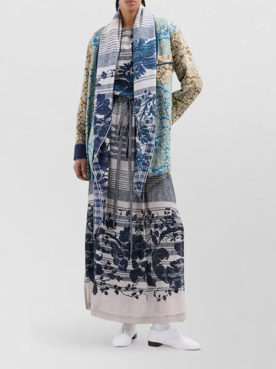 Pierre Louise Mascia Floral-Print Silk Maxi Dress