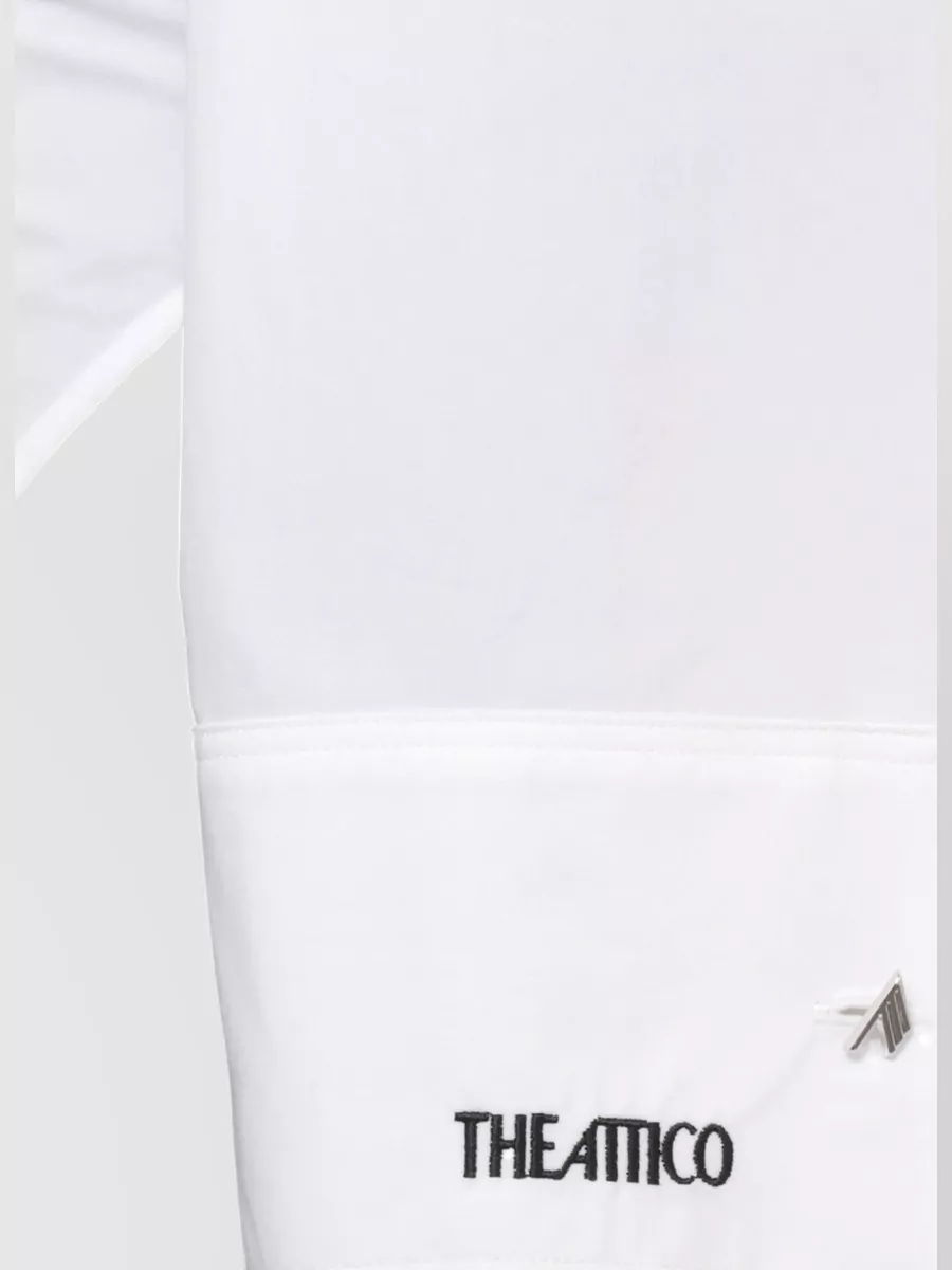 The Attico Cotton Long-Sleeve Shirt