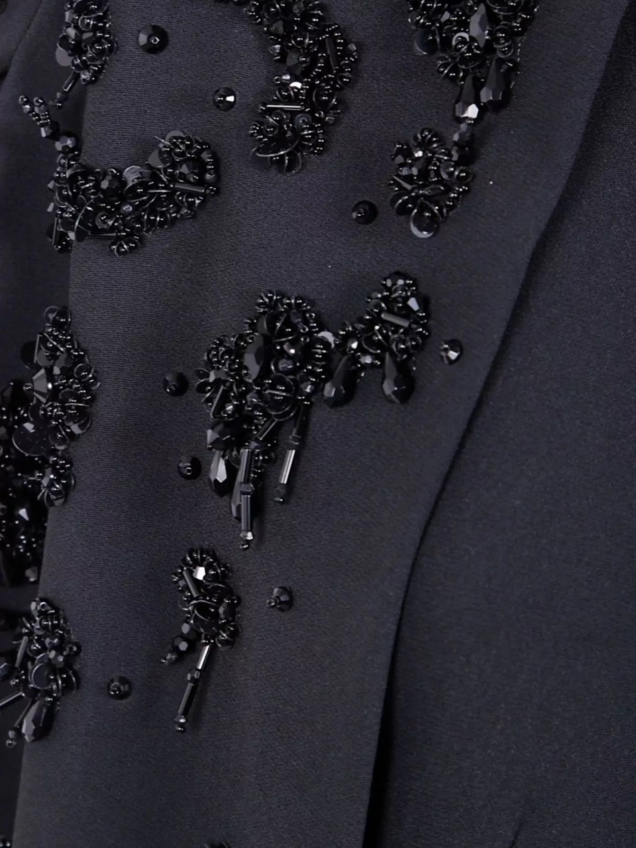 Alberta Ferretti Midi Dress With Cape Sleeves And Embellishments In Blue