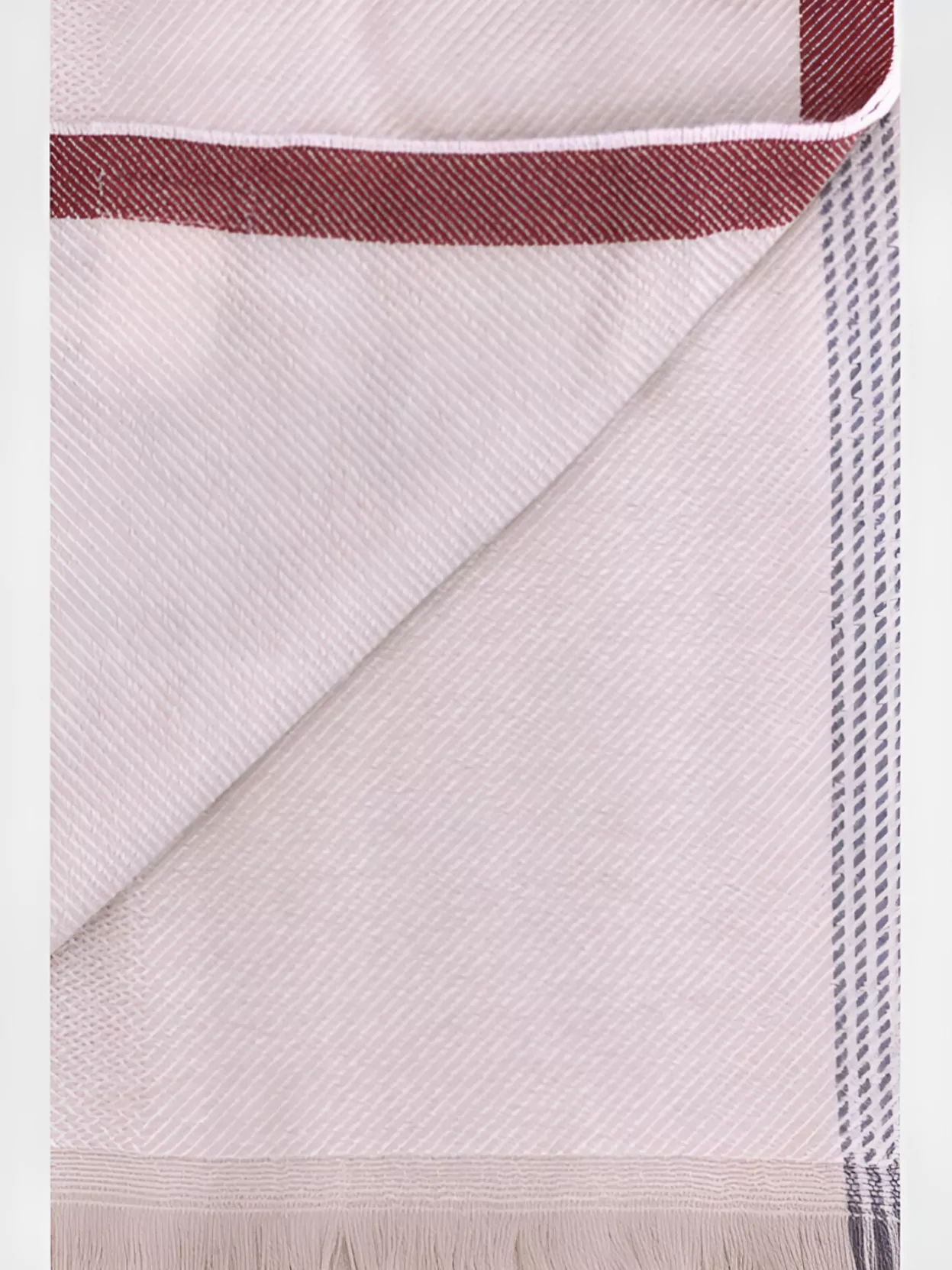 Brunello Cucinelli Pure Cashmere Scarf Frayed Edges