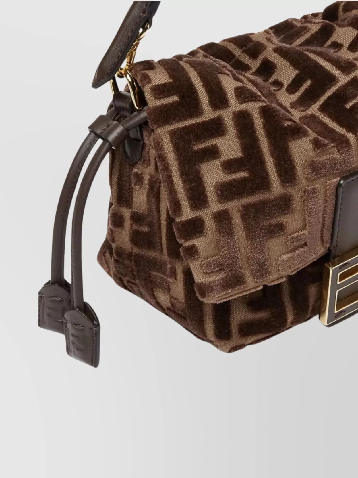 Fendi Small Monogram Cross-Body Bag And Handle